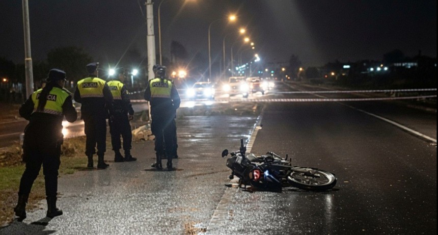 Tragedia en la ruta: un motociclista muri&oacute; en un accidente en El Empalme, al sureste de la capital tucumana