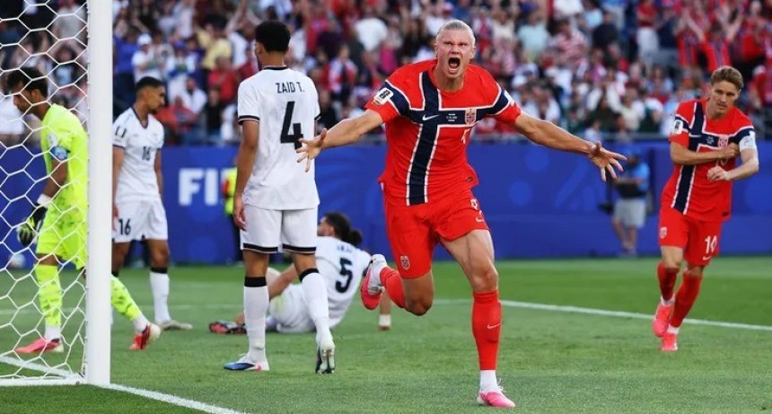 Mundial 2026: Haaland lider&oacute; la goleada de Noruega sobre Irak en el Grupo I