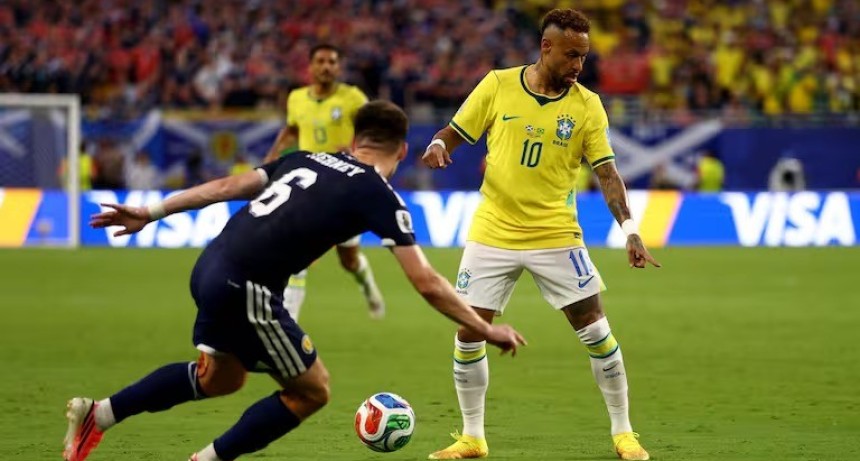 Mundial 2026: Brasil gole&oacute; a Escocia, Neymar volvi&oacute; y Marruecos elimin&oacute; a Hait&iacute;