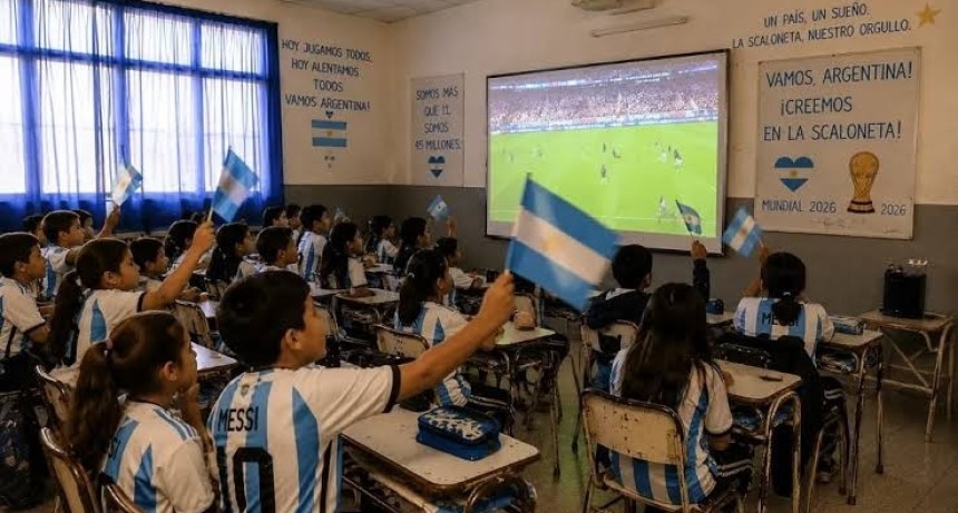 Educaci&oacute;n provincial confirm&oacute; que el viernes habr&aacute; clases normales pese al partido de la Selecci&oacute;n Argentina en el Mundial