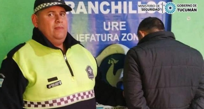 Atrapan en Ranchillos a un hombre con pedido de captura