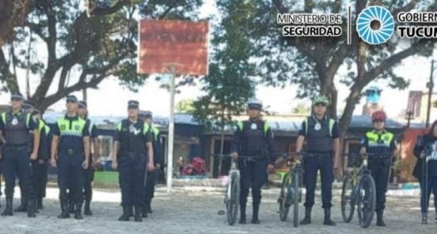 Lanzaron un operativo preventivo en Barrio Los Pinos