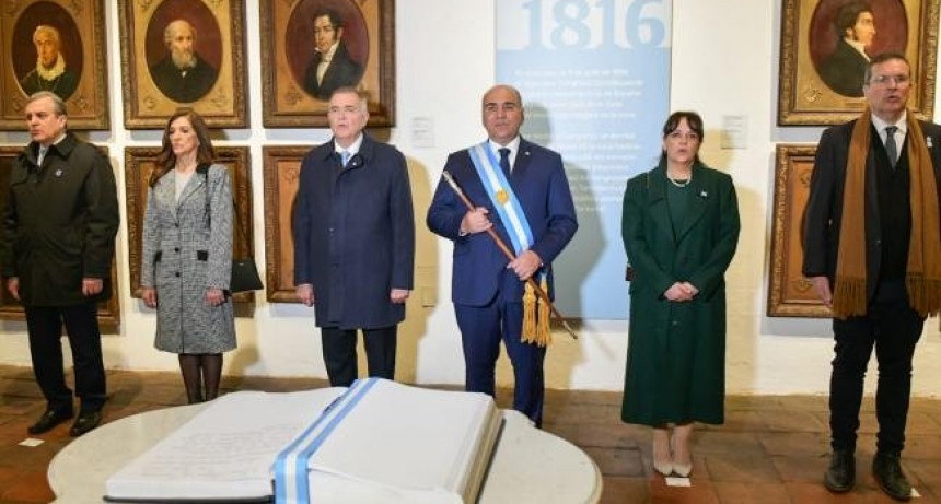 Manzur, Jaldo y Bauer rindieron honores a los próceres en Casa Histórica