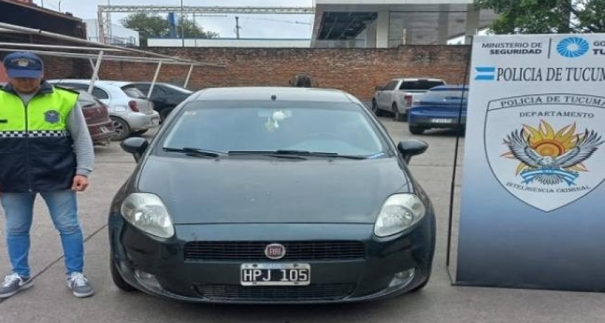 Incautan un automóvil que tenía pedido de secuestro por un robo en La Rioja