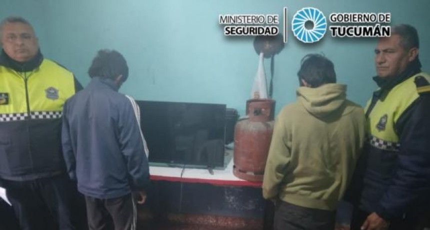 Atrapan a dos personas que habían ingresado a robar a un domicilio