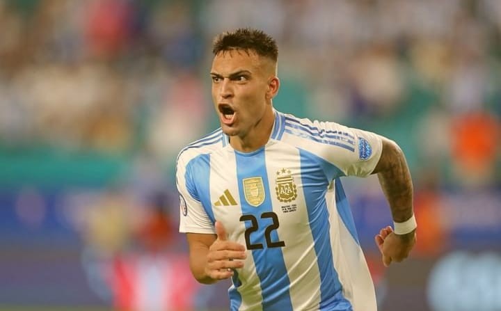 Lautaro Martínez integra el once ideal de la Copa América 2024