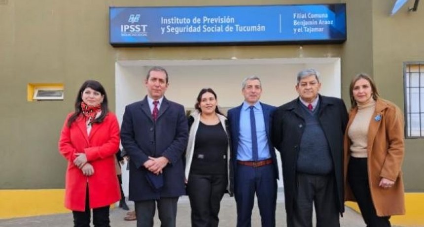 Inauguraci&oacute;n de filial del IPSST en Benjam&iacute;n Ar&aacute;oz