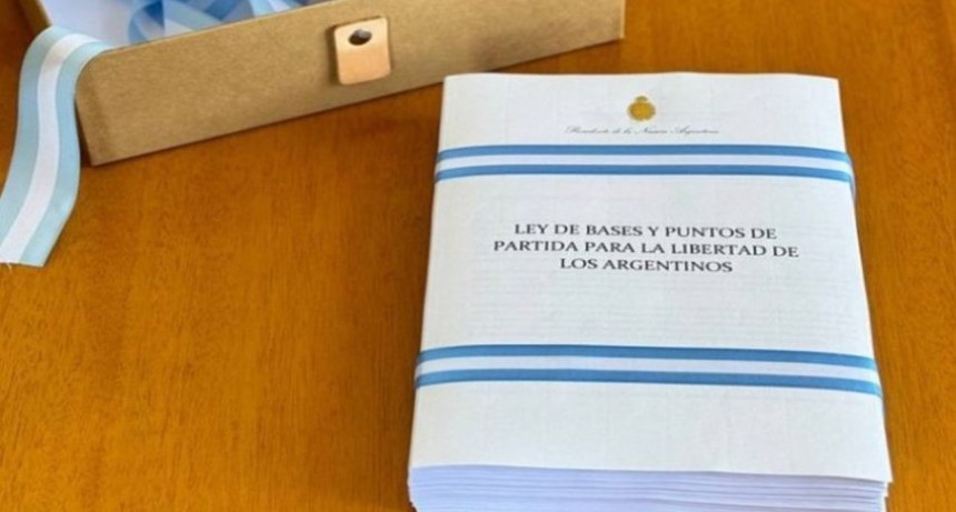 El Gobierno promulgó la Ley Bases