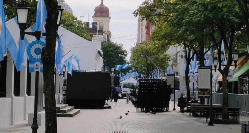 Gran operativo de seguridad alrededor de la firma del Pacto en Tucumán