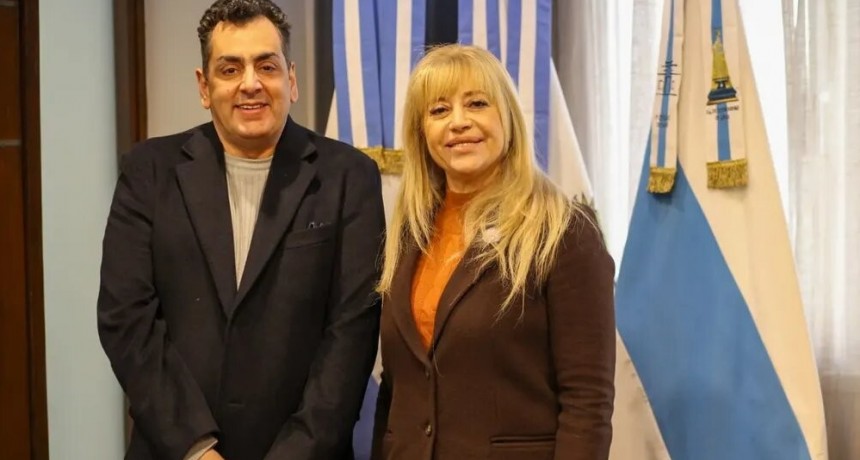 La intendenta Chahla recibió al secretario de Cultura de la Nación