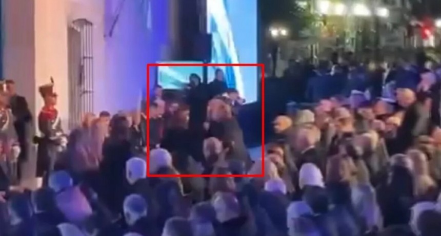 El saludo entre Macri y Bullrich en el Pacto de Mayo