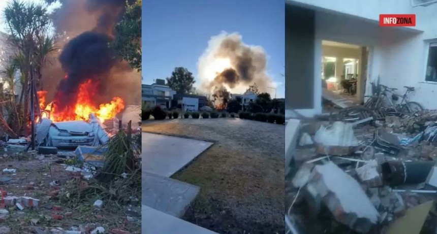 Explotó una casa en un country en Chascomús