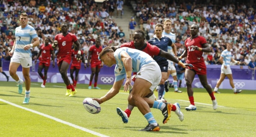 Los Pumas 7s se impusieron sobre Kenia en el debut de los Juegos Olímpicos 2024