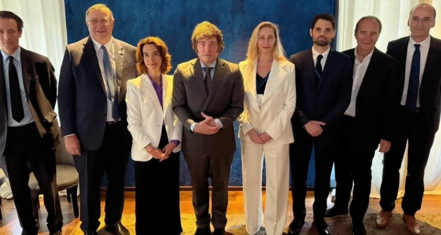 Milei se reunió con empresarios en Francia