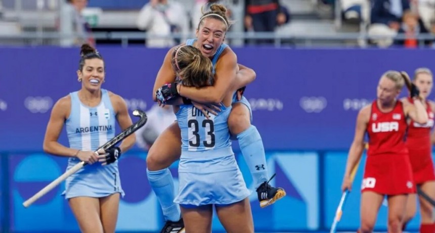 Gran triunfo de Las Leonas en su debut en los Juegos Olímpicos de París