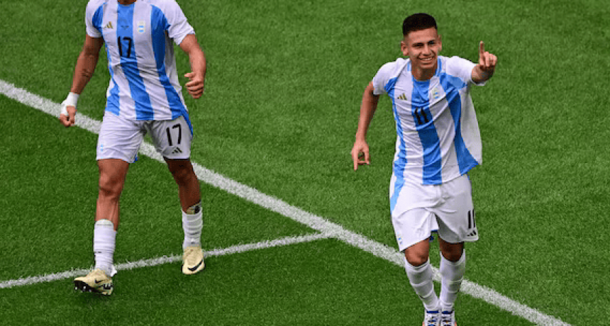 La Selección argentina Sub 23 le ganó a Ucrania y enfrentará a Francia en cuartos de final de los JJ.OO