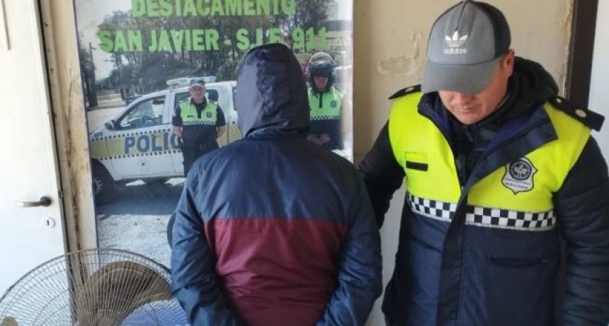 San Javier: atrapan al sospechoso de un robo
