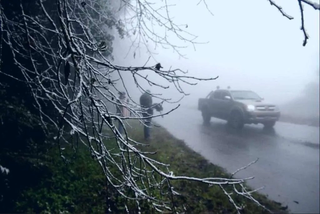 Continua el cierre de la ruta 307 por formación de hielo en la calzada