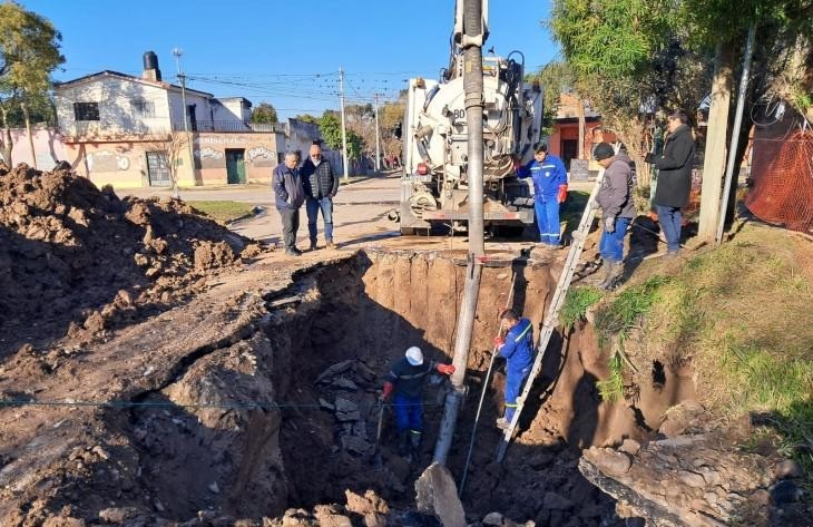 La SAT avanza en obras para mejorar el sistema cloacal en el sur de la capital