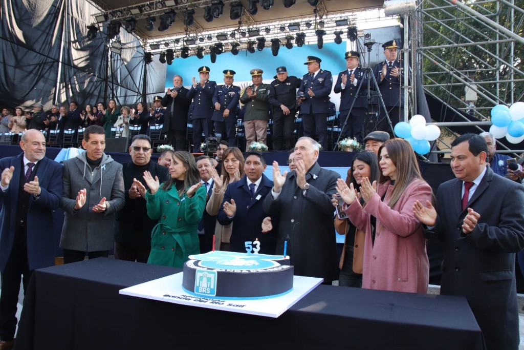 Banda del Río Salí celebró 53 años con desfile cívico