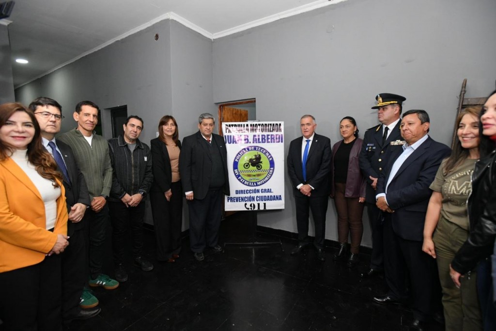 Jaldo refuerza seguridad en Alberdi con nueva base y equipamiento