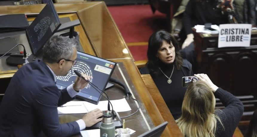 Escándalo en Diputados: sesión suspendida tras forcejeo entre libertarios y K