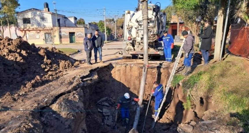 La SAT avanza en obras para mejorar el sistema cloacal en el sur de la capital
