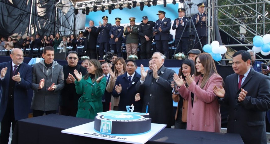 Banda del Río Salí celebró 53 años con desfile cívico