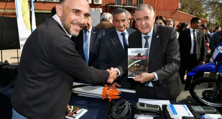 Provincia equipa Recursos Hídricos para fiscalizar ríos y cultivos