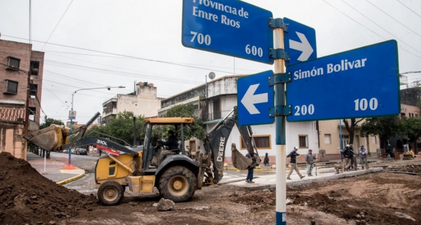 Obras en Barrio Sur: adoquines dan paso a pavimento duradero