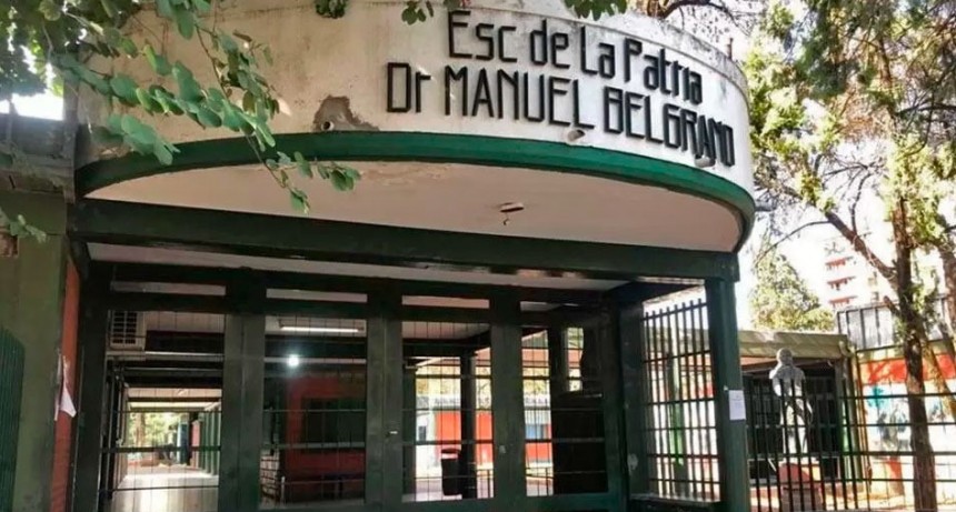 Educación descarta riesgo en Escuela Manuel Belgrano