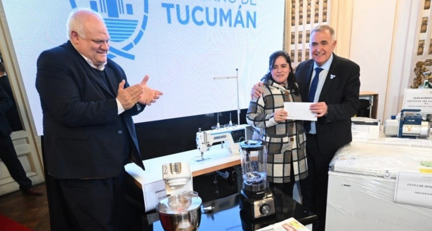 Jaldo entrega $52 millones en microcréditos a 185 emprendedores tucumanos