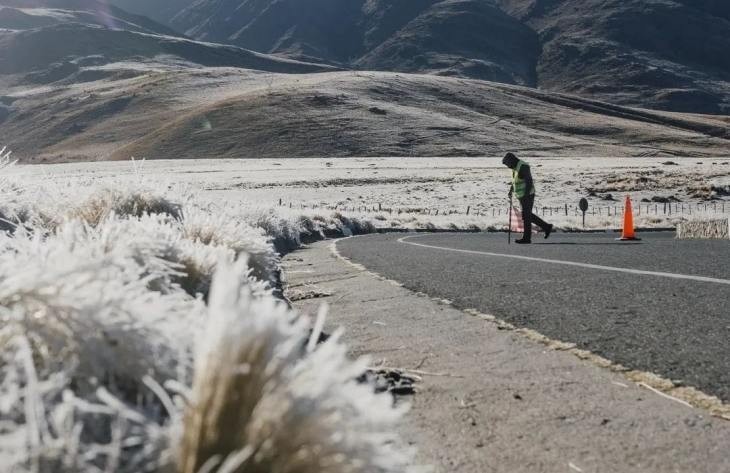 Corte total en la Ruta 307 por riesgo de congelamiento de la calzada: restringen el tr&aacute;nsito entre Taf&iacute; del Valle y Amaicha