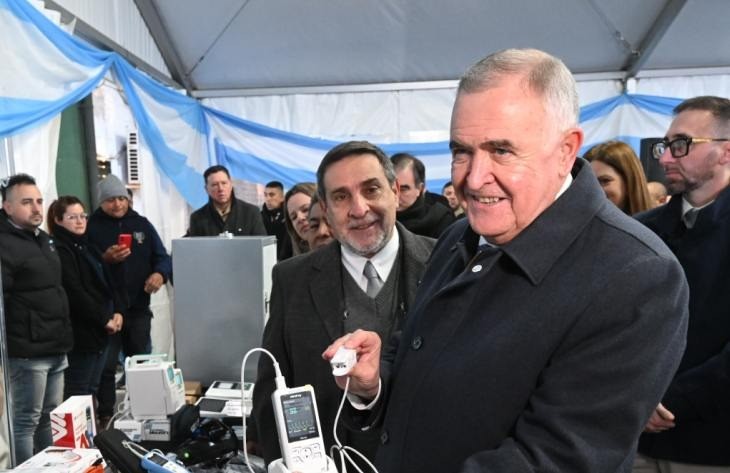 Jaldo entreg&oacute; equipamiento sanitario por m&aacute;s de $2.800 millones