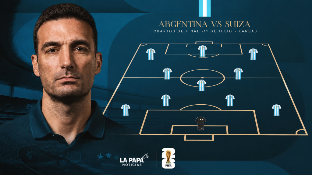 Selecci&oacute;n Argentina vs. Suiza: Scaloni analiza dos cambios para definir la formaci&oacute;n