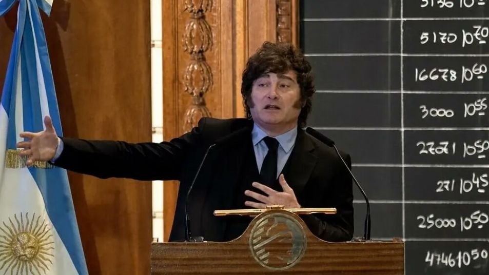 Milei en la Bolsa de Comercio: &ldquo;Voy a ser reelecto y se vienen 100 a&ntilde;os de liberalismo&rdquo;