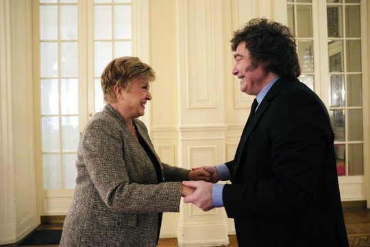 Milei recibi&oacute; a Georgieva en la Casa Rosada y el FMI pidi&oacute; sostener las reformas econ&oacute;micas
