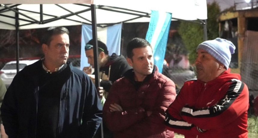 Federico Pelli recorri&oacute; Yerba Buena con Catal&aacute;n y Macome en una actividad de La Libertad Avanza