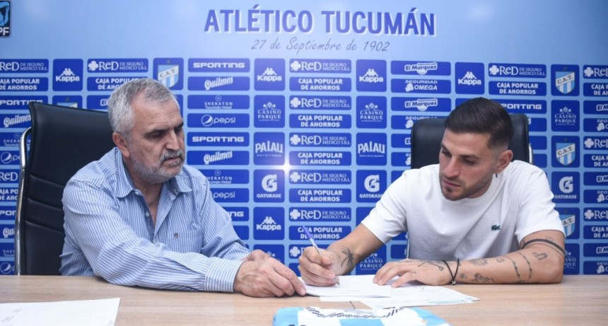 Atlético Tucumán presentó a Julián Fernández como su primer refuerzo para el Torneo Clausura 2026