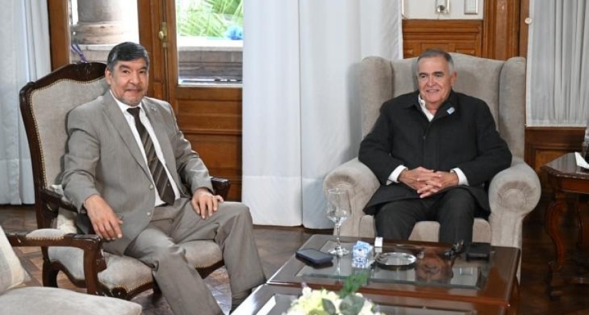 Jaldo y Acevedo analizaron la agenda de gesti&oacute;n en Casa de Gobierno