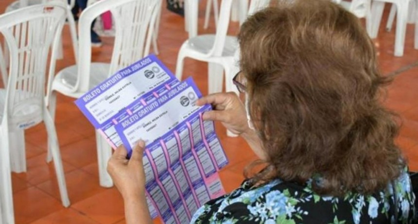 Hasta el miércoles 9 de agosto se extiende la entrega del Boleto Gratuito para Jubilados