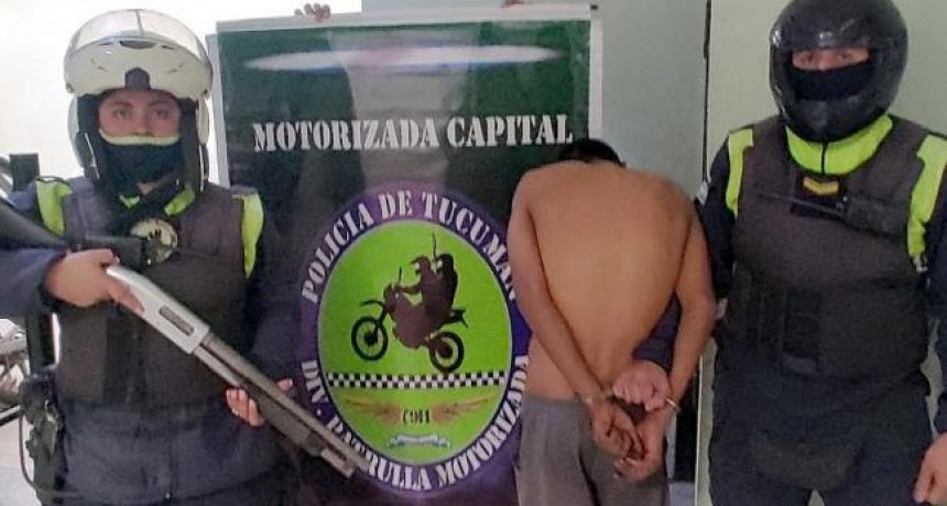 Quedó detenido por amenazar de muerte con una tumbera a su pareja y su suegra