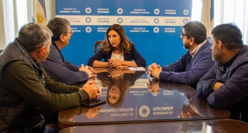 La ministra de Gobierno y Justicia se reunió con el delegado regional de UATRE