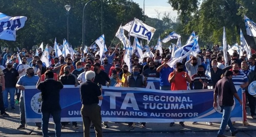 Protesta: UTA marchará hoy hasta AETAT