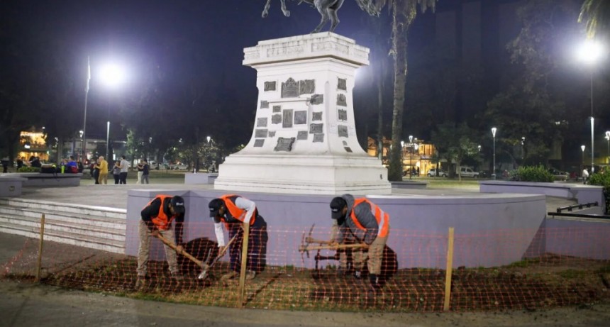Ponen en marcha obras para revalorizar la Plaza San Martín