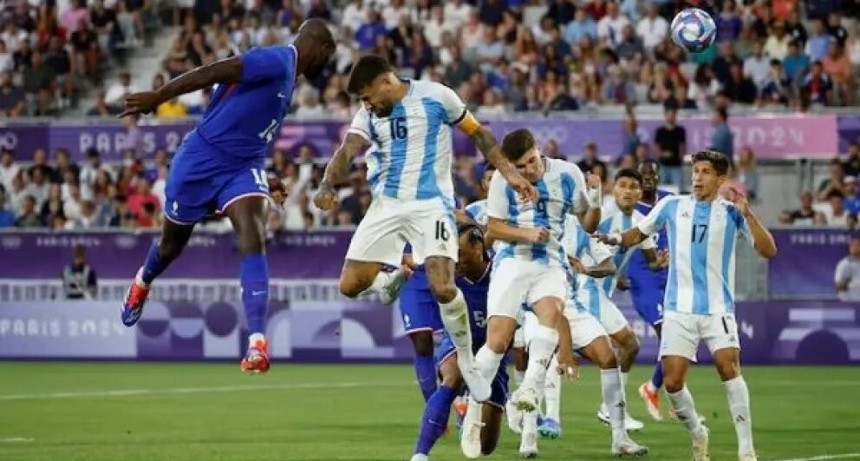 Argentina perdió con Francia y quedó eliminada de los Juegos Olímpicos