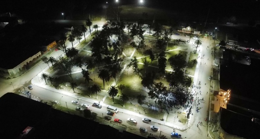 Jaldo inauguró obras en Monteagudo