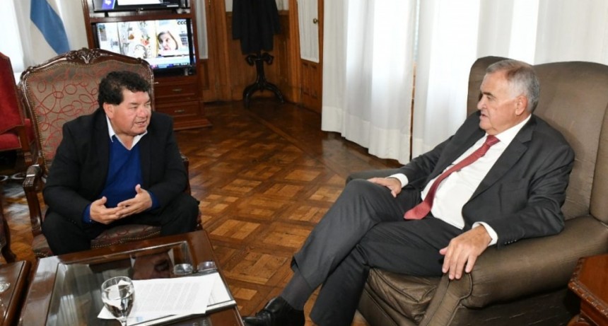 El gobernador Jaldo se reunión con el intendente de Famaillá