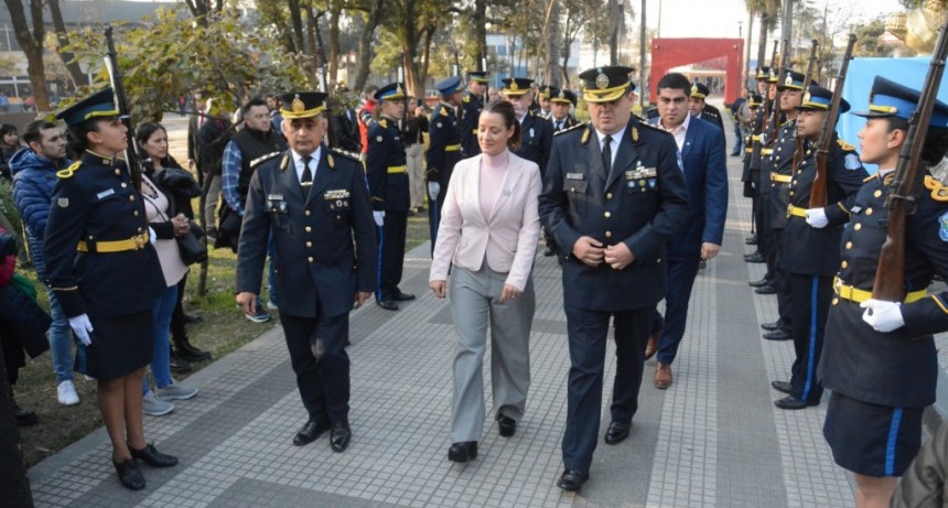 Paula Quiles encabezó la celebración por el aniversario de la muerte del General San Martín