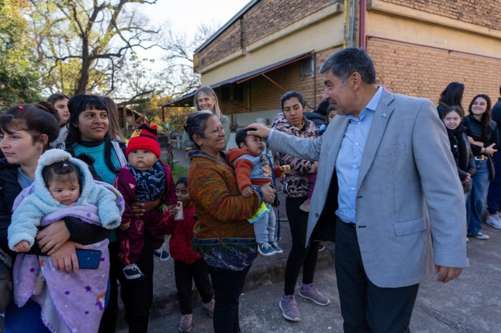 El vicegobernador visitó centro de desnutrición infantil